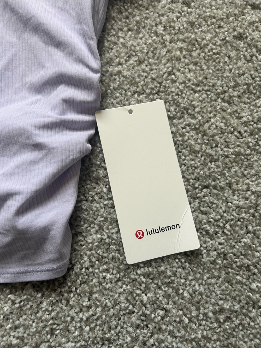 Lululemon All It Takes Back-Twist Ribbed Short-Sleeve Shirt In Lavender Frost 6 - Picture 4 of 9